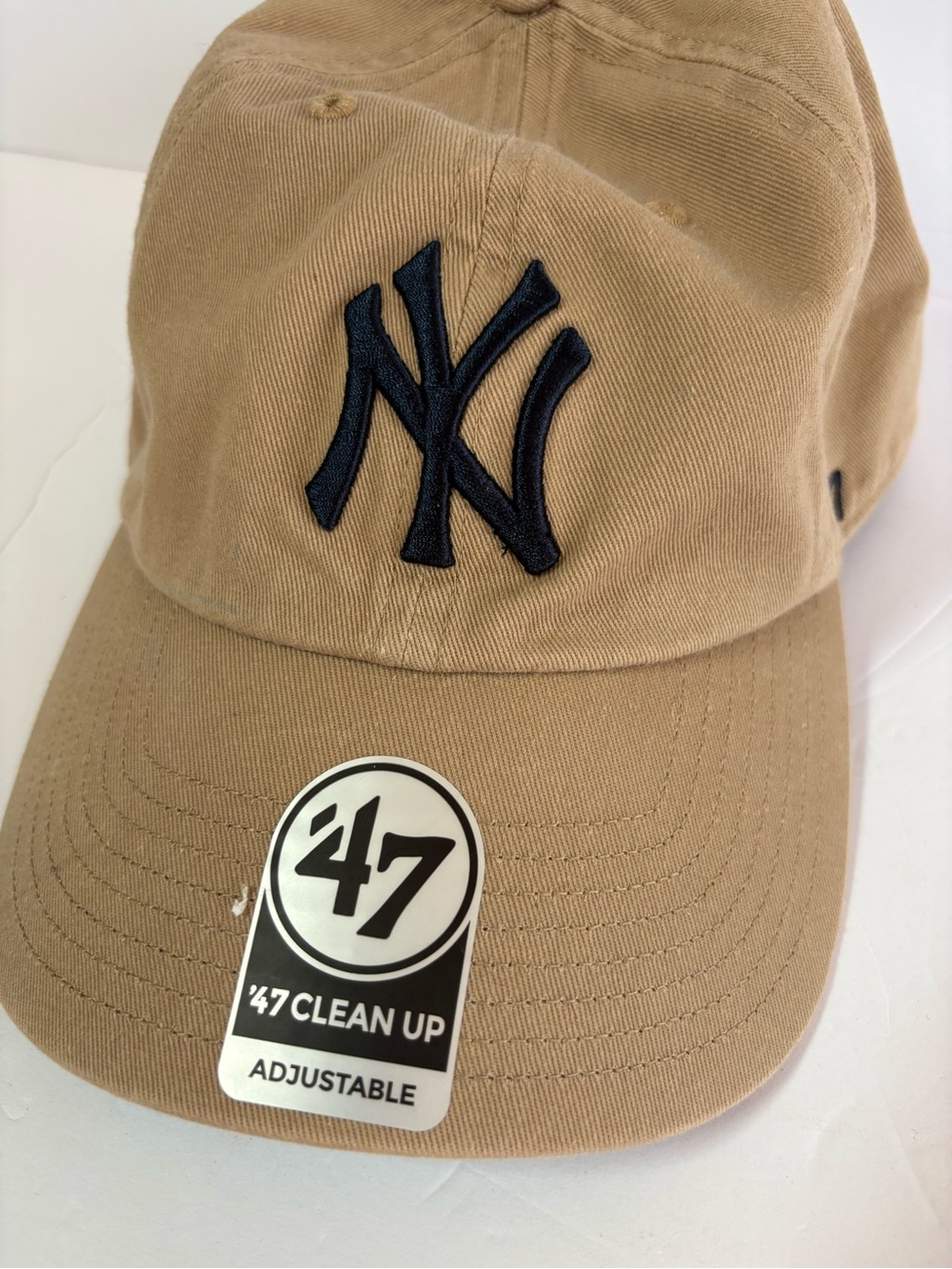 NWT '47 Brand NY Yankees Beige Baseball Cap - Picture 4 of 11